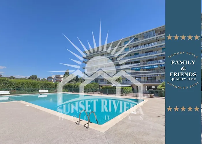La Roseraie For 6 By Sunset Riviera Holidays * Antibes